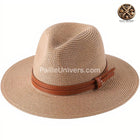 Chapeau De Paille Beige Homme M (56-58 Cm) *Taille Internationale