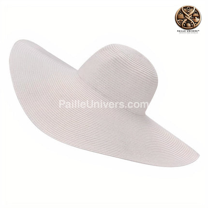 Chapeau De Paille Blanc Femme