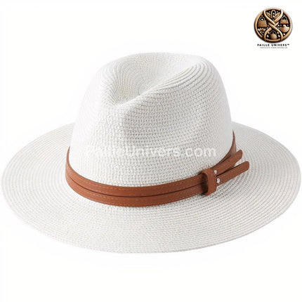 Chapeau De Paille Clair Homme M (56-58 Cm) *Taille Internationale