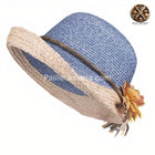 Chapeau De Paille Fleuri Femme