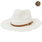 Chapeau De Paille Frange Femme