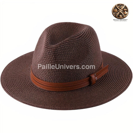 Chapeau De Paille Marron Homme M (56-58 Cm) *Taille Internationale