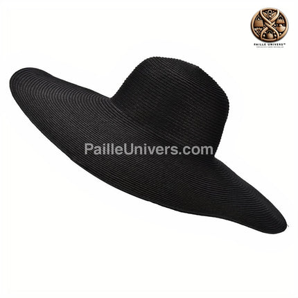 Chapeau De Paille Noir Femme