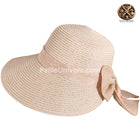 Chapeau De Paille Rose Bohème Femme