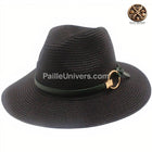 Chapeau De Paille Style Luxe Femme