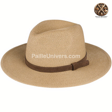 Chapeau De Paille Style Panama M (56-58 Cm) *Taille Internationale Homme