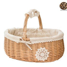 Grand Panier En Osier Pour Mariage