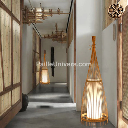 Lampadaire En Rotin Salon Lampadaires