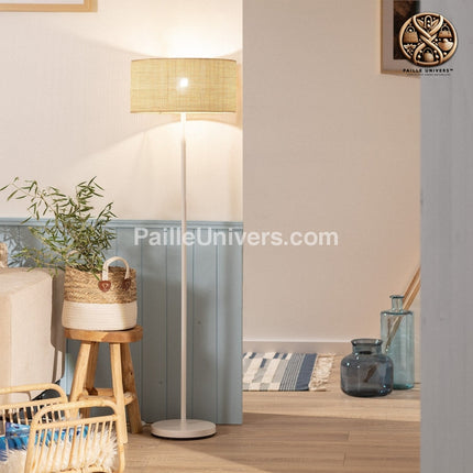 Lampadaire Rotin Sur Pied Lampadaires