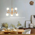 Lustre Bambou Arbre Luminaire