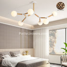 Lustre Bambou Branchement Luminaire