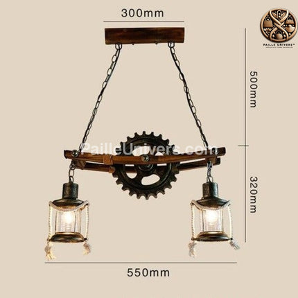 Lustre Bambou Mécanisme Luminaire