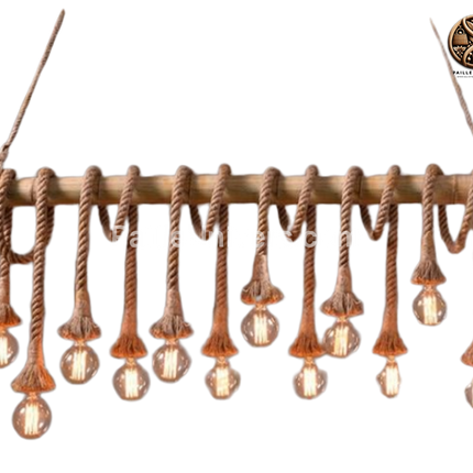 Lustre Bambou Naturel Luminaire