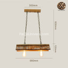 Lustre Bambou Toit Luminaire