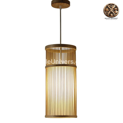 Lustre Bambou Viking Bois Luminaire