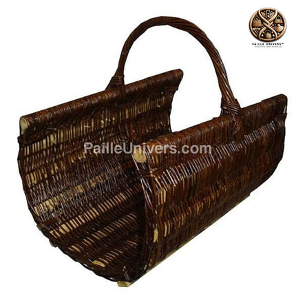 Panier À Bois Osier Artisanal Paniers