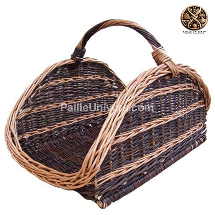 Panier À Bois Rotin Tressé Paniers