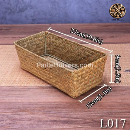 Panier De Rangement En Paille Personnalisable 27Cm Osier