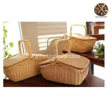 Panier En Osier Pour Pique Nique Panier Osier