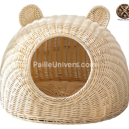 Panier Osier Chat Japonais En