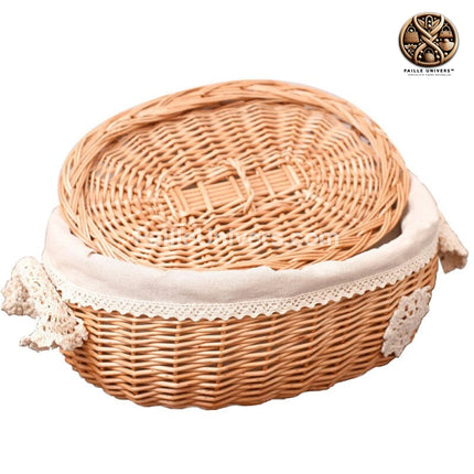 Panier Osier Déco Mariage En