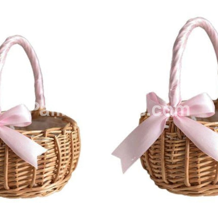 Panier Osier Mariage Artisanal Petit En