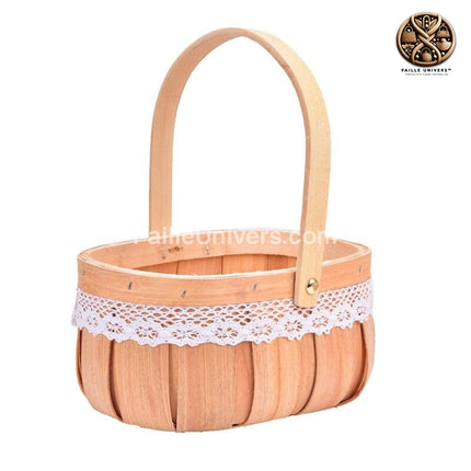 Panier Osier Mariage Cache-Pot En