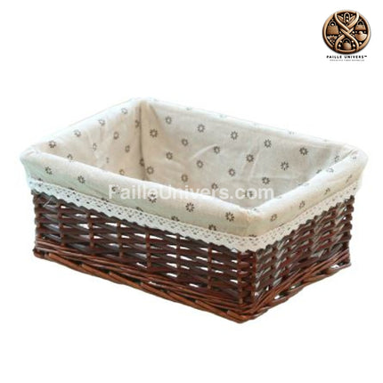 Panier Rangement En Osier Pour Salle De Bain Nude / Petit