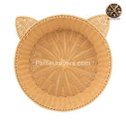 Panier Rond En Osier Pour Chat