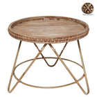 Petite Table Osier Ronde