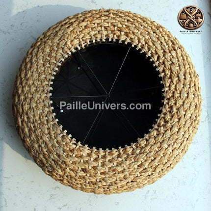 Pouf Rond Osier Salon