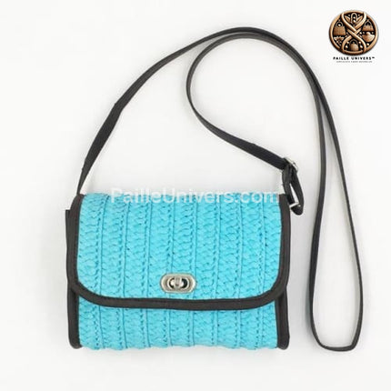 Sac À Main Osier Femme Bleu Sac En