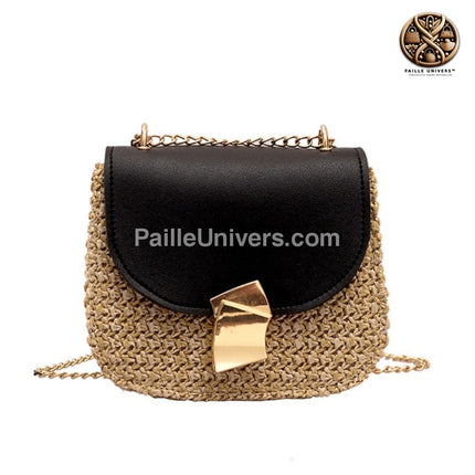 Sac Bambou Italienne Noir