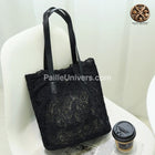 Sac Bambou Plage Noir