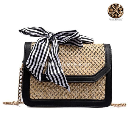 Sac Bambou Simple Noir