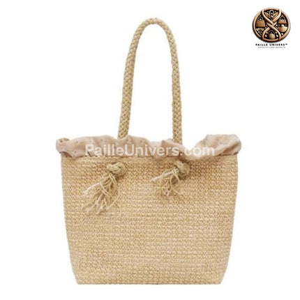 Sac Bandoulière Femme Paille Khaki / ( 30 Cm < Max Longueur 50 )