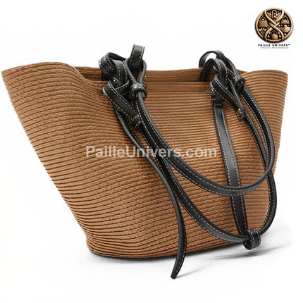 Sac Cabas Paille & Cuir