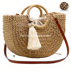 Sac Cabas Paille Plage Chic