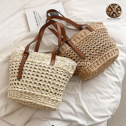 Sac De Paille Pour La Plage En