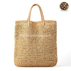 Sac De Plage Grande Taille Brun En Paille