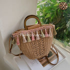 Sac De Plage Original Brun En Paille