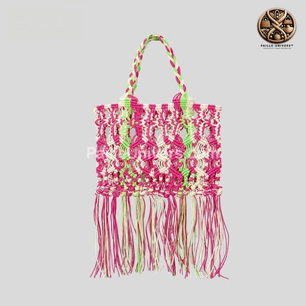 Sac De Plage Tendance Rose Plage En Osier