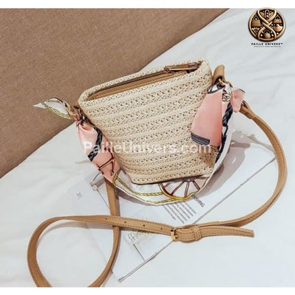 Sac En Osier Chic Beige Sac