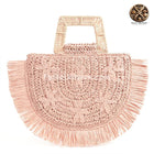 Sac En Osier Rose