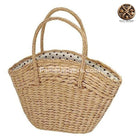 Sac En Osier Souple De Plage