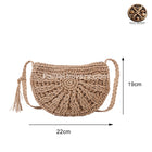 Sac En Raphia Marron