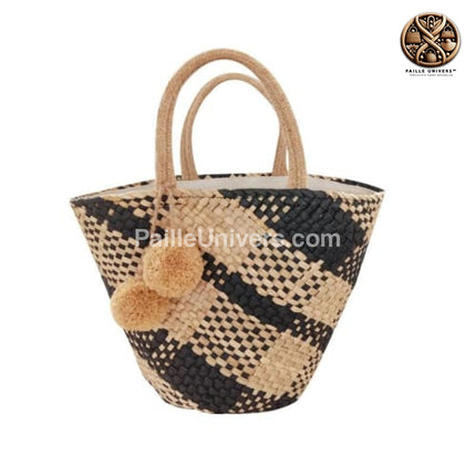 Sac Osier Plage Noir En