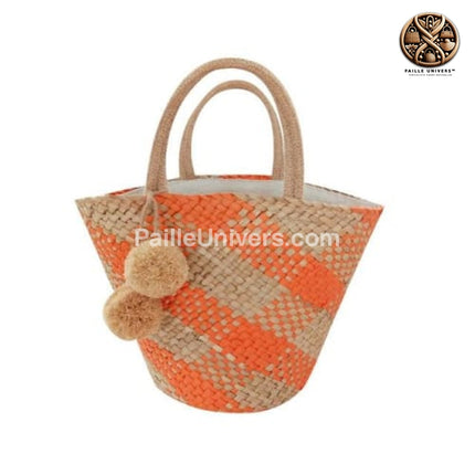 Sac Osier Plage Orange En