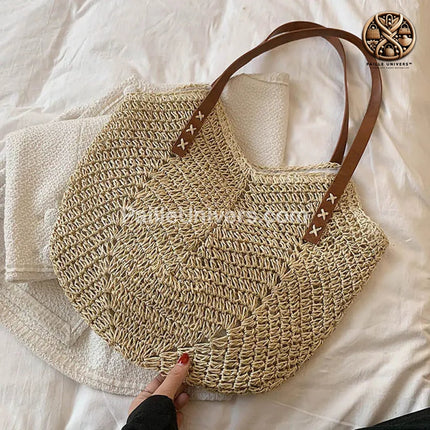 Sac Raphia Chic Beige Sac Raphia