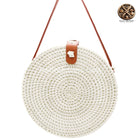 Sac Rond Osier Blanc